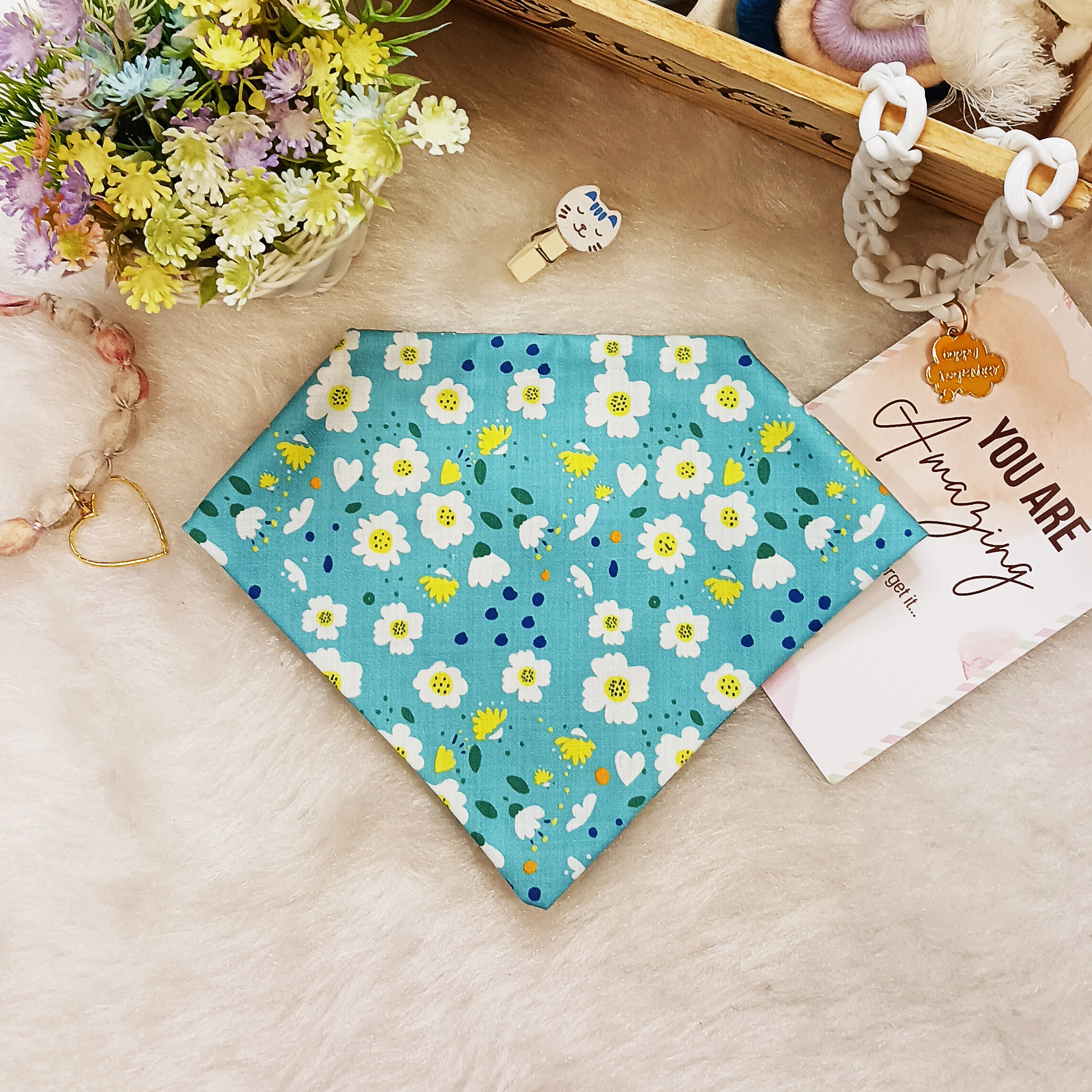 SCRUNCHIE COTTON BANDANA
