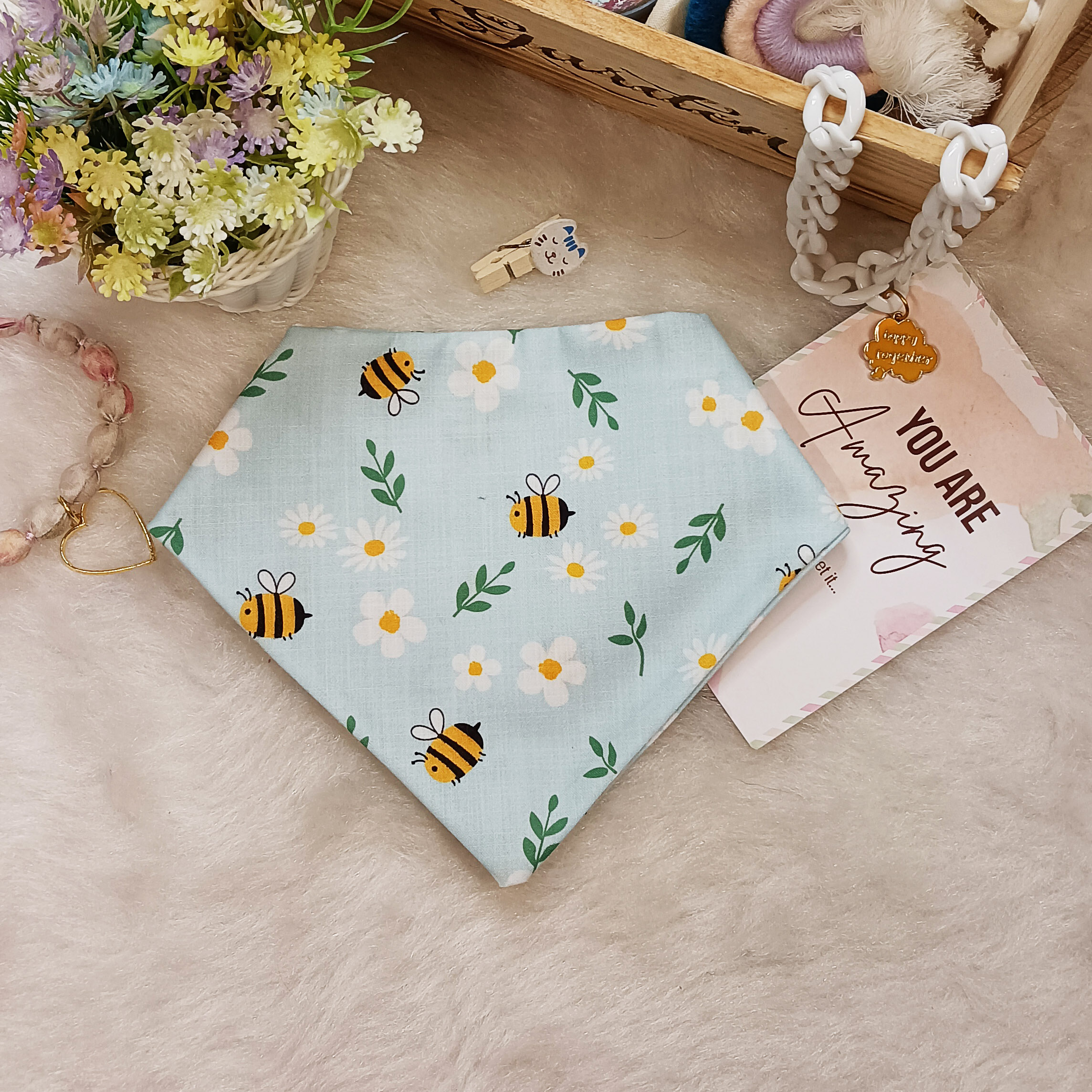 Scrunchie Cotton Bandana