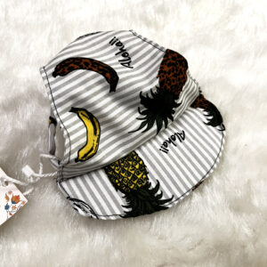 Summer Print Cotton Cap for Dog